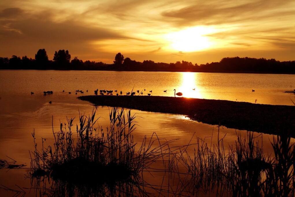 Cotswolds Lake Side Home With Luxury Spa Swallows Nest,Lower Mill Estate, Lakeside Home And Spa With A Harry Potter Cupboard Under The Stairs Somerford Keynes المظهر الخارجي الصورة
